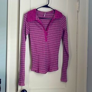 Free people size M. Pink and gray. Lovely
